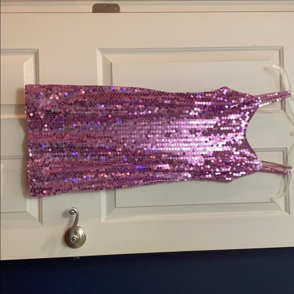 Pink party dress